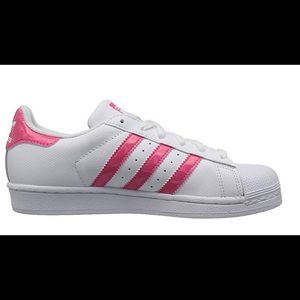 adidas pink stripes shoes